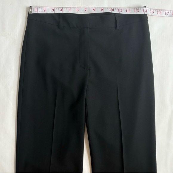 Theory Wool Straight Dress Pants Black Size 4 - Picture 9 of 16